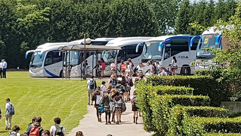 Alquiler de autobuses para Transporte Escolar